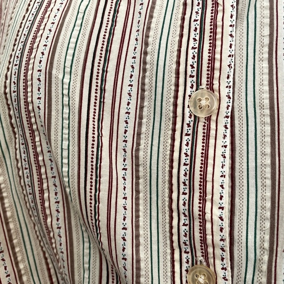 Vintage 100% Cotton Vest Blouse Size L-2X - Picture 3 of 4